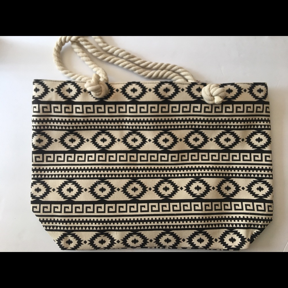 New Tribal Print Tote Bag